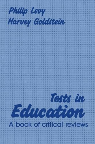 Tests in Education: A Book of Critical Reviews : Amazon.in: Books