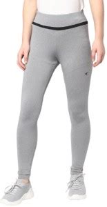 PERFORMAX Solid Women Grey Tights - Buy PERFORMAX Solid Women Grey ...