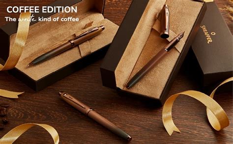Sheaffer Gift 100 9374 Coffee Edition Matt Brown with Regal Brown PVD ...