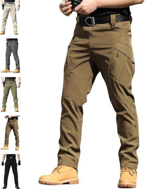 Rugstor Flexcamo - Tactical Waterproof Pants, Men’s Flex Camo Cargo ...