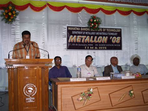 Gallery Metallurgical and Materials Engineering - MGIT