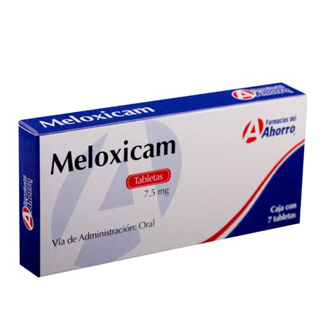 Meloxicam: Para qué sirve, nombre comercial, farmacocinética y más