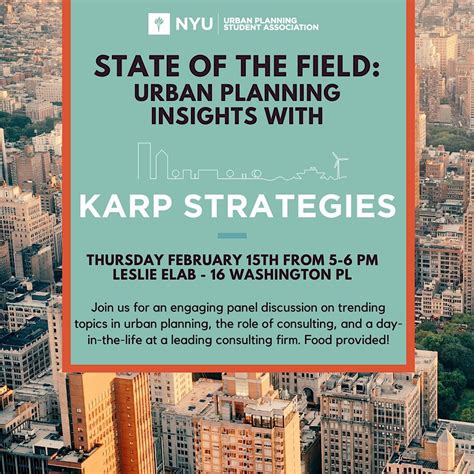 Urban Planning State of the Field with Karp Strategies, NYU ...