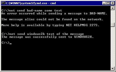Image result for Net Send Command