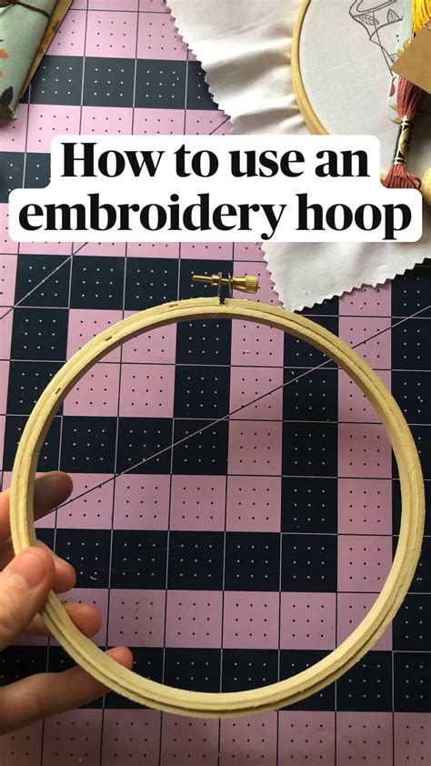 Image result for How to Use Embroidery Hoop