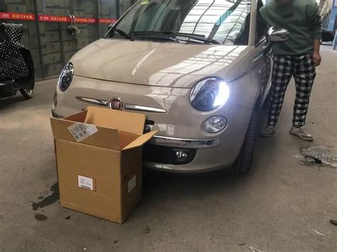Car Styling Head lamp light for Fiat 500 Headlights 2011-2014 Fiat500 ...