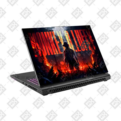 Monkey D. Luffy Blazing Red Asus ROG Strix G16 G614J Laptop Skin