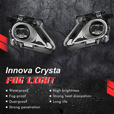 O.E Type Car Fog Lamp Lights With Wiring Kit And Switch For Toyota Inn ...
