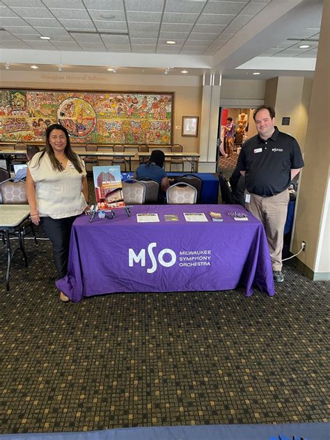 Happy to represent the Milwaukee Symphony Orchestra at today’s ...