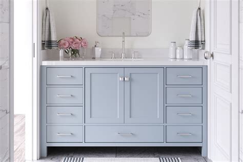 ariel cambridge 60 in. single sink base cabinet in grey Master Bath ...