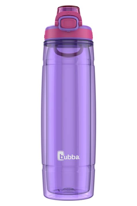 Bubba Flo Duo Refresh 24 Oz Purple Double-Walled Leakproof Water Bottle ...