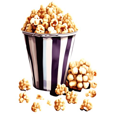 Popcorn Clip Art · Creative Fabrica