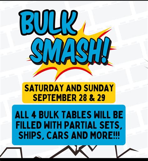 Bulk Smash Event hosted by Bricks & Minifigs St Pete, 2775 Tyrone Blvd ...