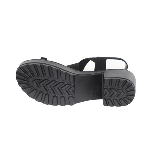 Sanlee Brand Womens Casual Block Heel Sandal LSP4127 (Black) :: RAJASHOES