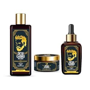 Desii Gabru Ultimate Care Combo – Includes Face Wash (100ml), Beard ...