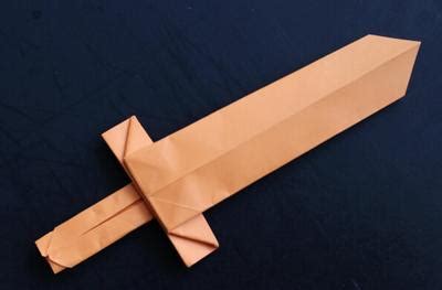 【简易折纸教程】如何制作纸忍者剑