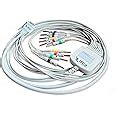 OTICA ECG Cable 10 Lead 4mm Banana Type Pin Compatible with All Brands ...