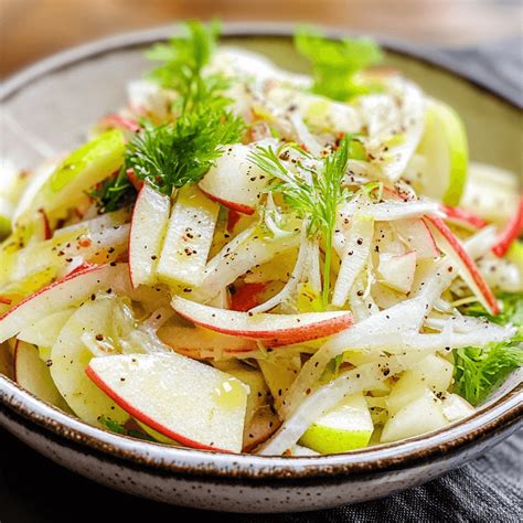 Spring Apple and Fennel Salad with Dijon Vinaigrette - Her Feast