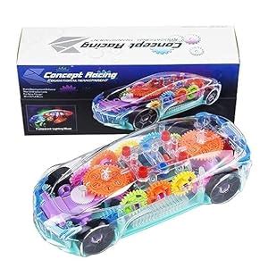 Buy KOIME Toys Transparent car 3D Concept Super Car Toy for Kids with ...