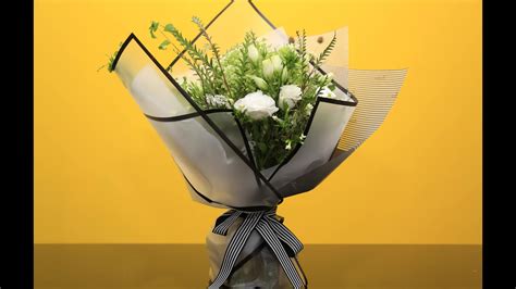 【花束包装Flower Wrapping】简单易学的洋牡丹花束包装