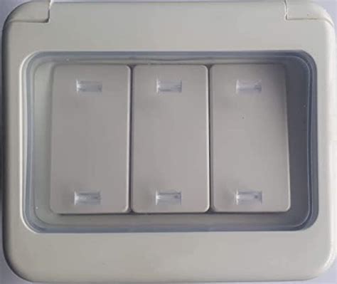 Indian Electrical 8 Module Waterproof Gangbox with Four 6 Ampere Switch ...