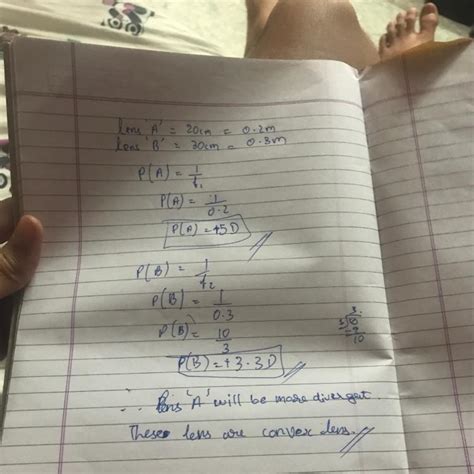 You are provided with two lens of focal length 20 cm and 30 cm ...