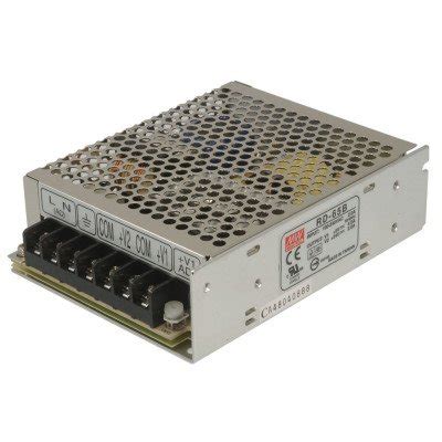 RD-65B Mean Well SMPS 5V 4A and 24V 2A - 68W Dual Output Metal Power ...