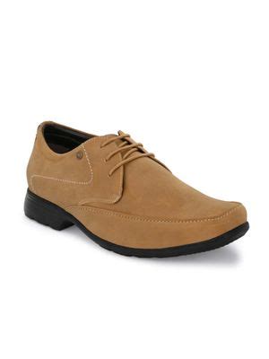 Buy Hitz Men's Brown Fabrick Made Lace-up Comfort Casual Shoes Online