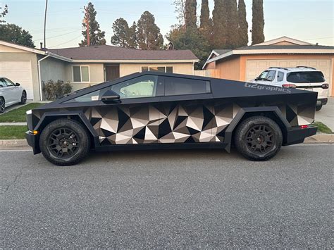 My Cybertruck Custom Wrap Done - Glendora, CA | Tesla Cybertruck Forum - News, Discussions ...