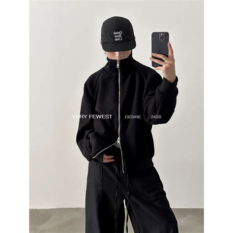 Basic Heavyweight Double Zipper Jacket WN8951 - WONDER NOAH