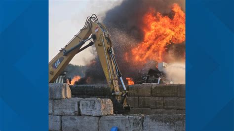Large fire at Montgomery Co. transfer station photos shared | wusa9.com