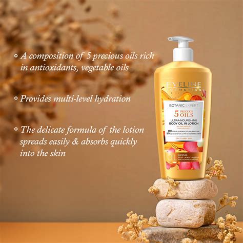 Eveline Botanic Expert 5 Precious Oils Body Oil in Lotion - HOK Makeup