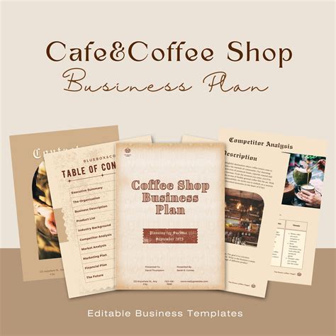 Coffee Shop Business Plan Template - Free Plan Template