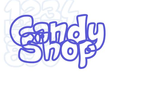 Candy Shop Sign Text Front 的图像结果