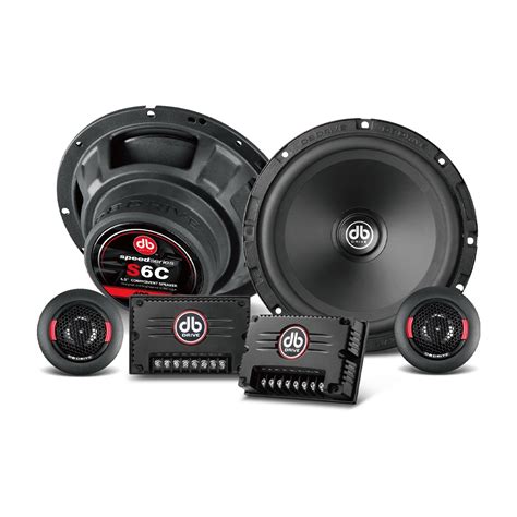 DB DRIVE S6C 6.5 165MM COMPONENT SPEAKERS 400 WATT PEAK POWER, 90 WATT ...