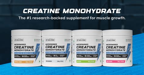 Buy Best Creatine Monohydrate Supplement Online in India | Wellversed