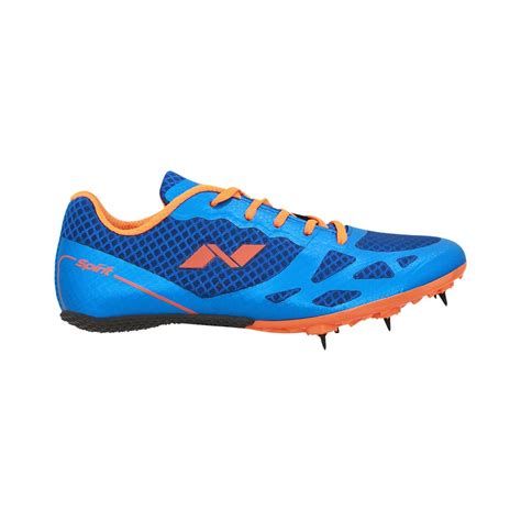 Nivia Unisex-adult Spirit Running Spikes Shoe( Size : 11 ), Blue ...