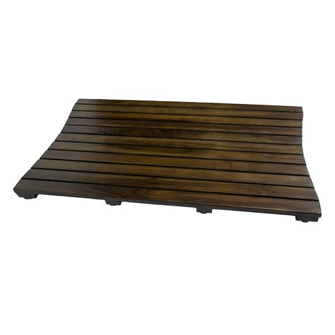 Amazon.com: DecoTeak, Teak Shower Mat, Teak Shower Mat for Inside ...