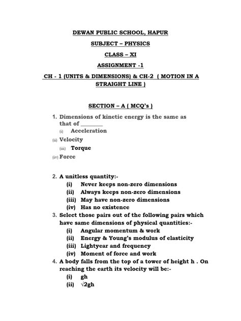 Assignment Class 10 Physics 的图像结果