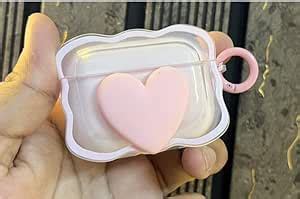 Tiwkka Compatible with Airpods Pro GEN-2 (2022), 3D Cute Heart Earphone ...