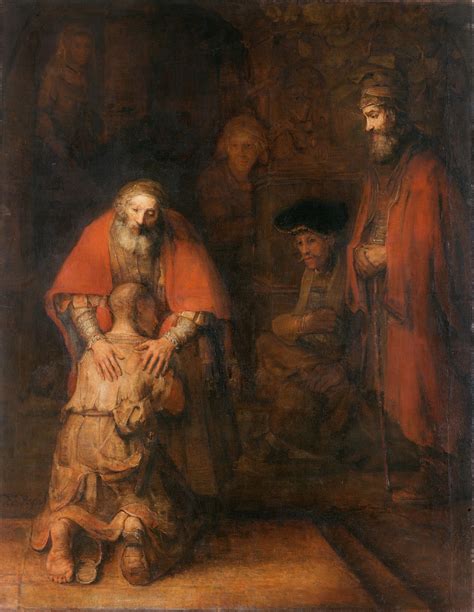 Rembrandt: The Return of the Prodigal Son 1669. Canvas Print | Etsy