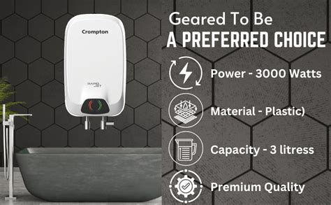 Crompton Rapid Jet 3-Litre Instant WH (White) : Amazon.in: Industrial ...