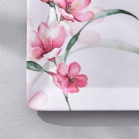 Buy Spinel Set of 2 Melamine Printed Serving Trays from Home Centre at ...