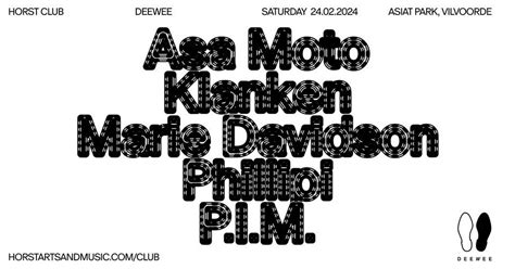 DEEWEE at Horst Club w/ Marie Davidson, Klanken, Asa Moto, Phillipi, P ...