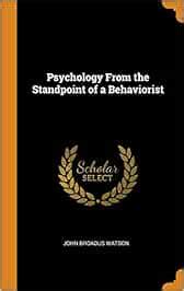 Buy Psychology From the Standpoint of a Behaviorist Book Online at Low ...
