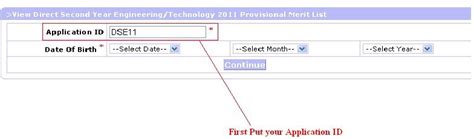 How To Find Provisional Merit List Number on dte.org.in (Direct Second ...