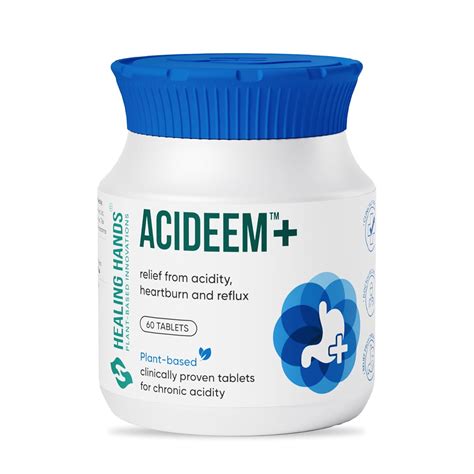 Buy Healing Hands Acideem Plus Tablet for Relief in Chronic Acidity ...