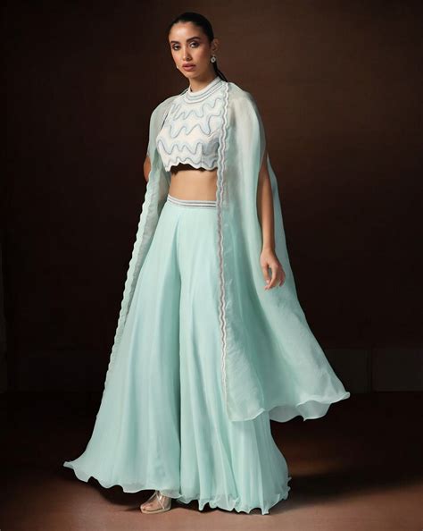 Aqua Cape Set – Yashodhara