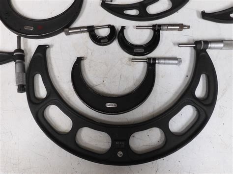 Starrett - model 436 - 0-12" - English Outside Micrometer Set - PU2 | eBay