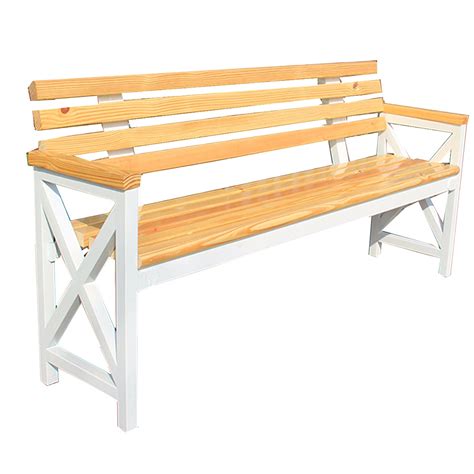 Buy Outdoor backrest seat square park school bench, Public leisure ...